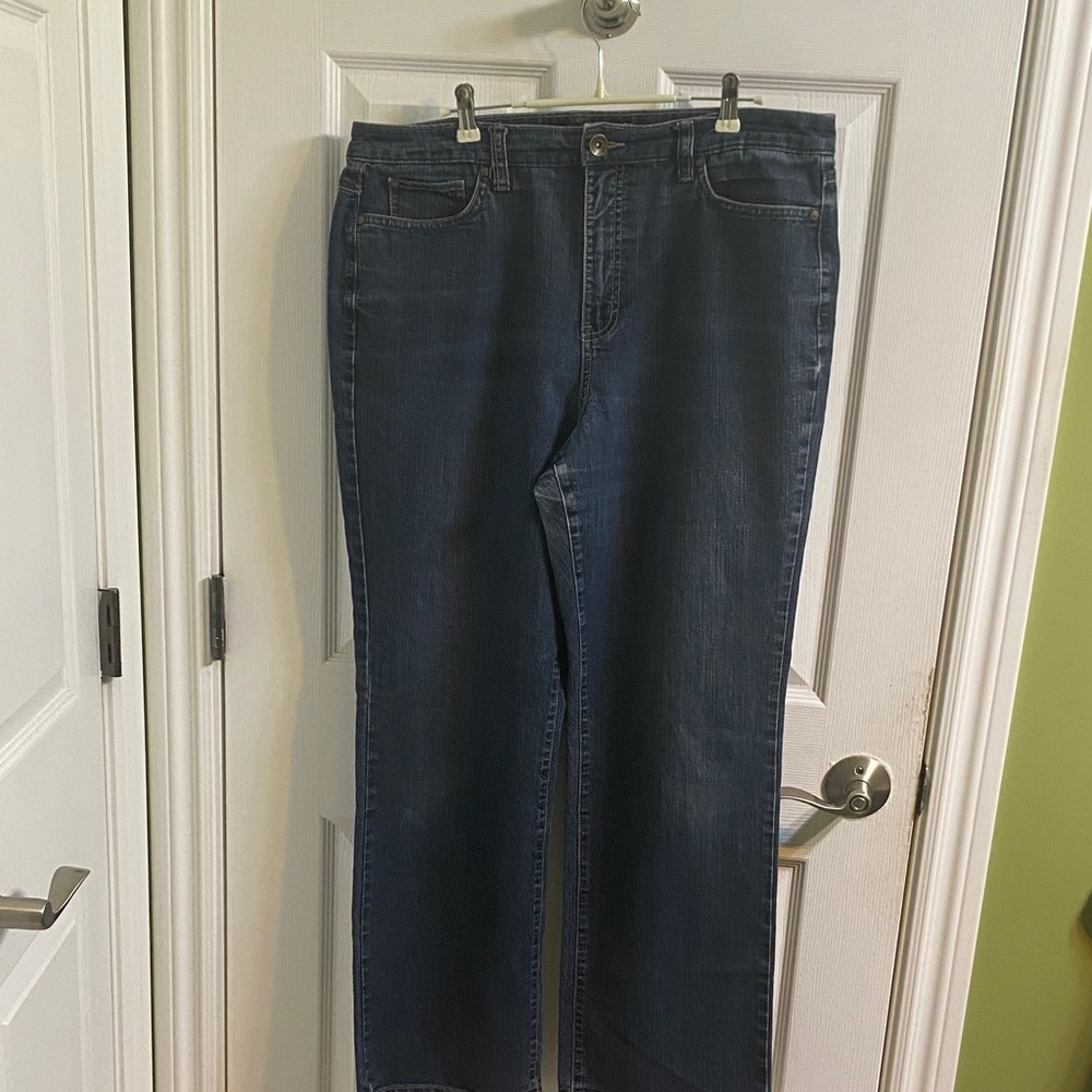 Nine West Court Street Straight Women’s Denim Jeans Size 14 Waist 31 Casual